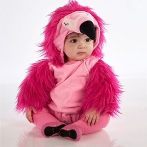 Pottery Barn Kids Pink Flamingo Costume - Excellent Like New Condition - 0-6 mo